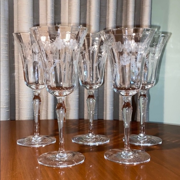 Vintage Water Goblets